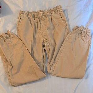 Gap kids khaki joggers (sz large)
